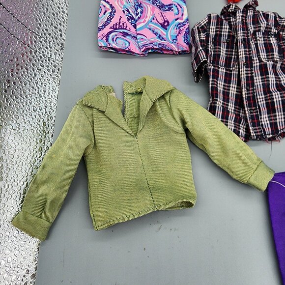 Ken Doll 2010 Mattel Blonde Vintage Lot 14 Clothing Pieces Outfits - Picture 16 of 16